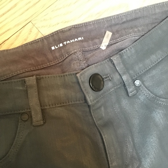 Elie Tahari Azella Coated Jean - Picture 2 of 4